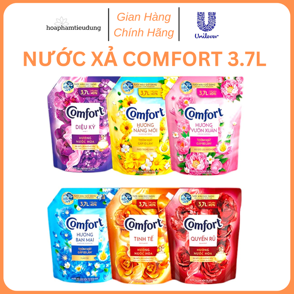  NƯỚC XẢ VẢI COMFORT HƯƠNG NƯỚC HOA LƯU HƯƠNG 100 GIỜ 3.1 - 3.7L 