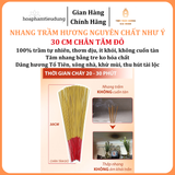  Nhang Trầm hương Như Ý phổ thông, tăm đỏ, ít khói, ko cuốn tàn, 30-40cm, hương dịu nhẹ, xông nhà, khử mùi, hút tài lộc 