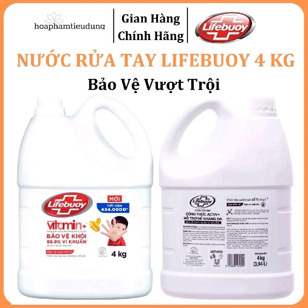  Nước rửa tay Lifebuoy bảo vệ vượt trội 4 kg 