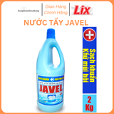  Nước Tẩy Trắng Quần Áo Javel Lix Chai 1-2kg 