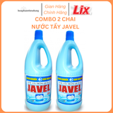  Nước Tẩy Trắng Quần Áo Javel Lix Chai 1-2kg 