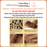  Nhang Trầm hương Như Ý phổ thông, tăm đỏ, ít khói, ko cuốn tàn, 30-40cm, hương dịu nhẹ, xông nhà, khử mùi, hút tài lộc 