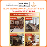  Nhang Trầm hương Như Ý phổ thông, tăm đỏ, ít khói, ko cuốn tàn, 30-40cm, hương dịu nhẹ, xông nhà, khử mùi, hút tài lộc 
