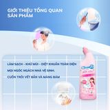  Chai sạch bồn cầu CleanZ Tẩy sạch bồn cầu diệt khuẩn hương đào - 500ml 