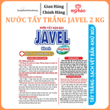  Nước tẩy quần áo trắng Mỹ Hảo Javel 2kg 