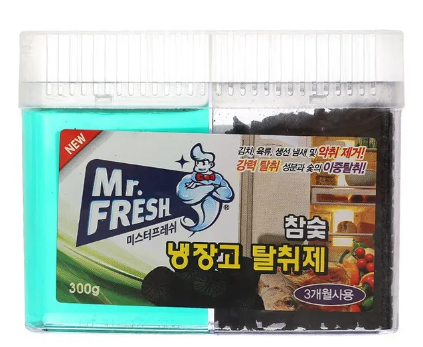  Gel khử khuẩn tủ lạnh than hoạt tính Mr. Fresh Korea 300g 