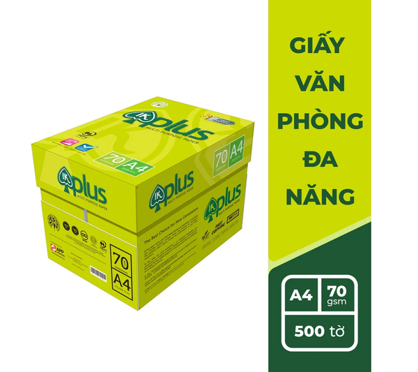  Thùng Giấy A4 IK Plus 70gsm (5 reams) 