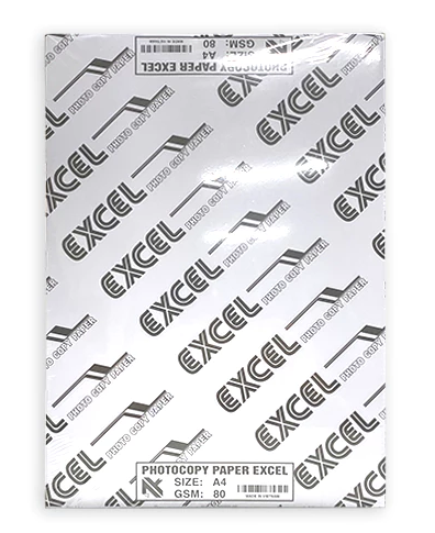 Giấy A4 Excel 70-80 gsm 400 tờ dày đúng định lượng và trắng sáng 