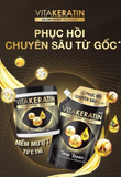  Kem ủ tóc Vita Keratin Deep Repair túi kem ủ tóc 1000ml phục hồi chuyên sâu 