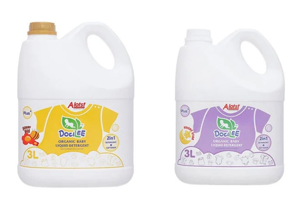 Nước giặt xả quần áo trẻ em 2 in 1 DOCILEE Thái Lan 3L 
