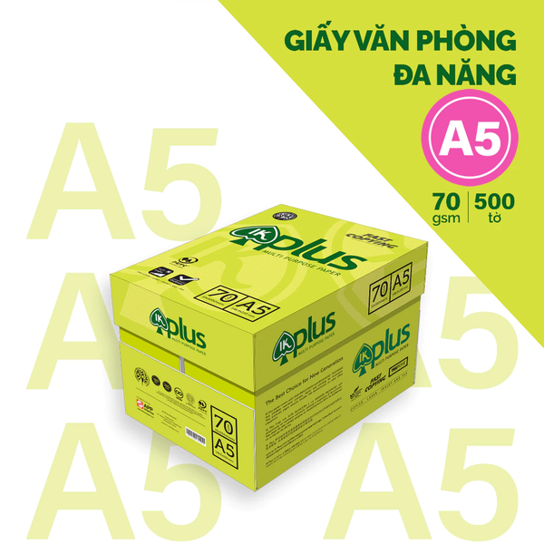 Thùng giấy IK PLUS A5 70gsm (10 reams) Giấy photo, giấy vẽ 