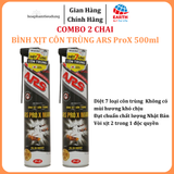  Bình xịt muỗi , côn trùng ARS PRO.X MẠNH diệt 7 loại côn trùng chai 500ml không mùi 
