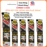  Bình xịt muỗi , côn trùng ARS PRO.X MẠNH diệt 7 loại côn trùng chai 500ml không mùi 