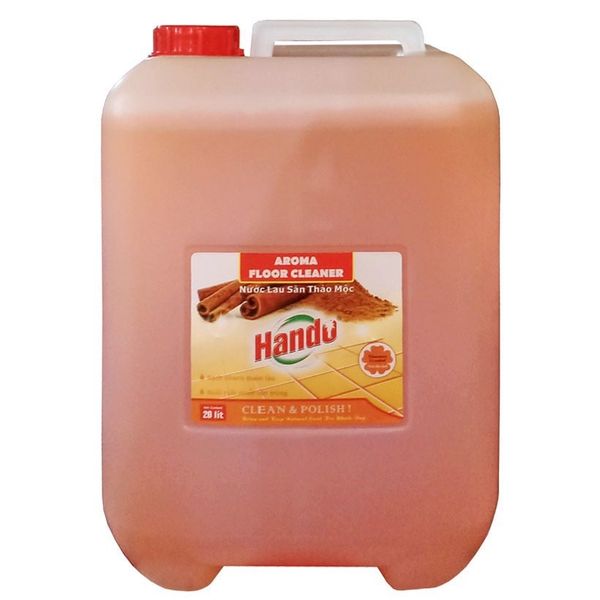 Nước thơm lau sàn nhà Hando can 20L  chuyên dụng Nhà hàng - Khách sạn - Bệnh viện - Trường học 