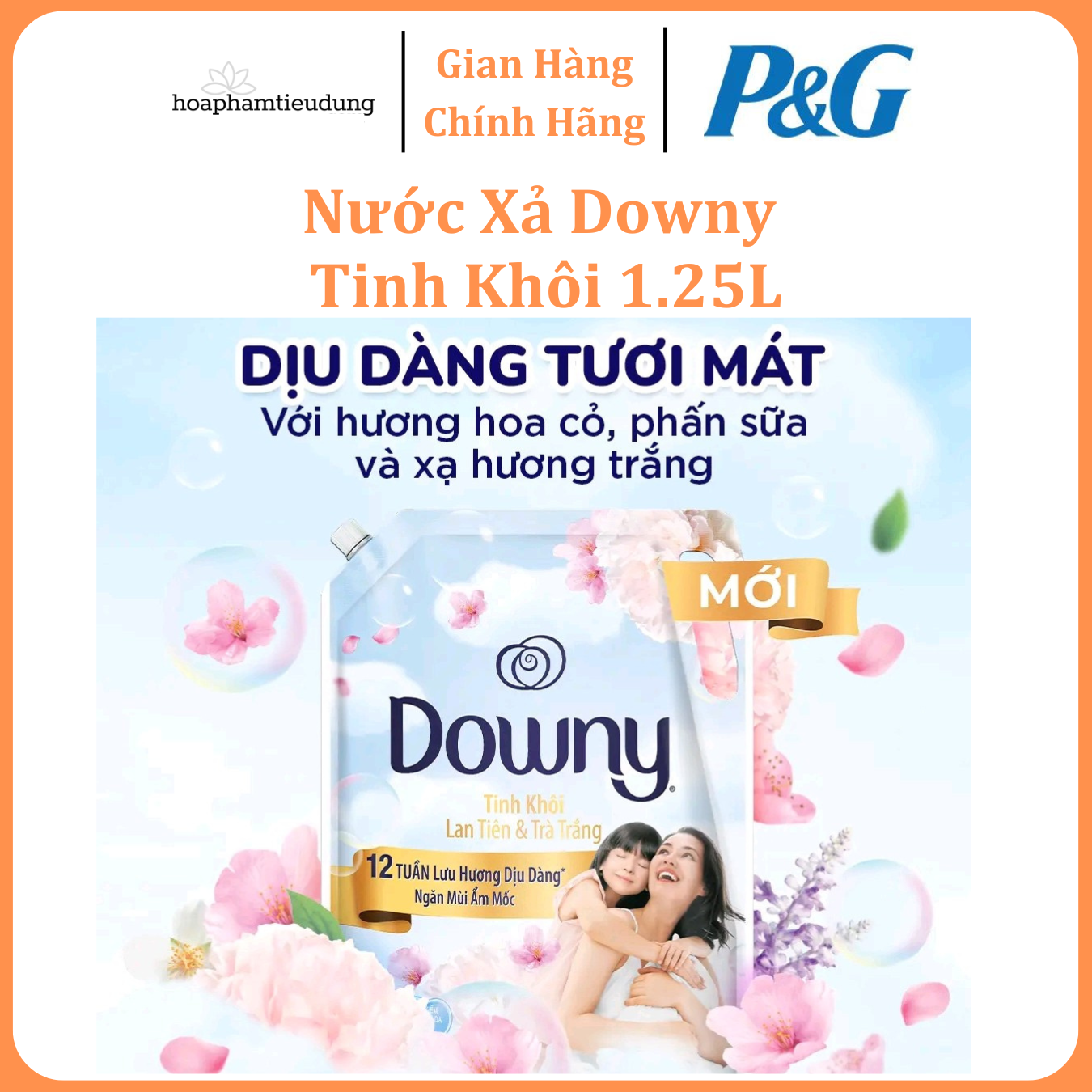  Nước xả vải Downy 1.25-1.45-1.6L-2.3L 
