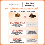  Nụ Trầm Hương hoa sen Nguyên Chất Xông Nhà, Tẩy Uế Khí, Rước Tài Lộc Thơm Dịu Nhẹ, Không Khét Mùi Tinh Dầu Hóa Học 