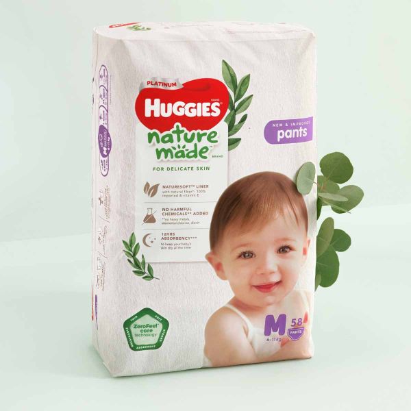  BỈM TÃ  HUGGIES SIÊU CAO CẤP PLATINUM NATUREMADE SIZE NB, S - XXL 