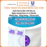  Viên treo vệ sinh bồn cầu Vim thơm mát, diệt khuẩn, sâng bóng 