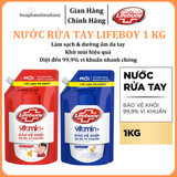 Nước rửa tay sạch khuẩn Lifebuoy Dạng Túi 1 KG có vòi tiện lợi sử dụng 