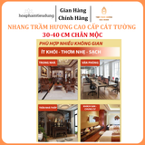  Nhang Trầm hương Cát Tường cao cấp, tăm mộc, ít khói, ko cuốn tàn, 30-40cm, hương dịu nhẹ, xông nhà, khử mùi, hút tài lộc 