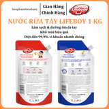  Nước rửa tay sạch khuẩn Lifebuoy Dạng Túi 1 KG có vòi tiện lợi sử dụng 