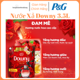  Nước Xả DOWNY Tinh Dầu Thiên Nhiên/ Nước Hoa Cao Cấp/ Chống Khuẩn Nhiều Mùi Hương Túi 3.5L 