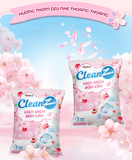  Viên thả bồn cầu CleanZ sạch khuẩn thơm mát tẩy sạch mảng bám khử mùi diệt vi khuẩn toilet thế hệ mới hương đào 50g 