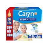  Tã dán siêu thấm Caryn size M Vòng bụng 61-106 (cm) 40 miếng 