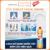  Nước Tẩy Rửa Nhà Tắm Và Bồn Cầu Vixol Thái Lan 900ml 