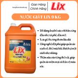  Nước giặt LIX Đậm Đặc Hương Nước Hoa 9Kg Làm Sạch Cực Nhanh Vết Bẩn 