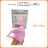  Khẩu trang kháng khuẩn 3 lớp 5D mask Famapro Nam Anh 