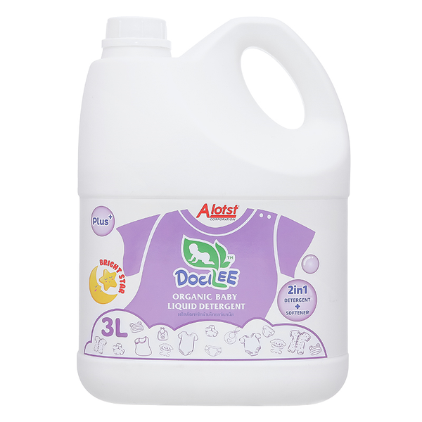  Nước giặt xả quần áo trẻ em 2 in 1 DOCILEE Thái Lan 3L 