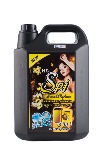  Nước Giặt HC SPJ Đen ĐẬM ĐẶC Lưu Giữ Hương Thơm Phù Hợp Da Nhạy Cảm 5L (6 IN 1) 