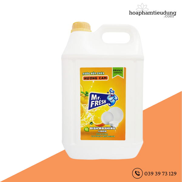  Nước rửa chén Mr. Fresh 10L  chuyên dụng Nhà hàng/ Quán ăn - Khách sạn - Bệnh viện - Trường học 