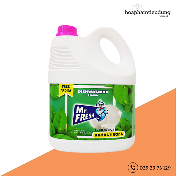  Nước rửa chén siêu đậm đặc an toàn Mr Fresh Korea 3,8L 