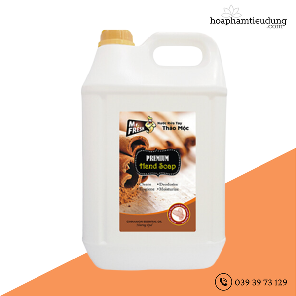  Nước rửa tay thảo mộc Mr.Fresh 10L  chuyên dụng Nhà hàng - Khách sạn - Bệnh viện - Trường học - Spa 