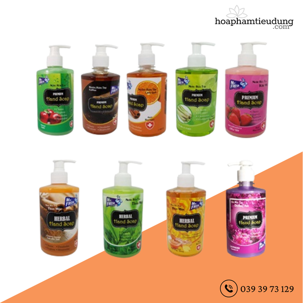  Nước rửa tay thảo mộc Mr.Fresh 500ml 