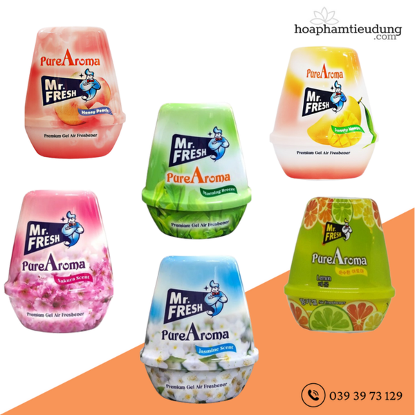 Sáp thơm phòng khử mùi PureAroma Mr. Fresh Korea 220g 