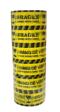  Băng keo in hàng dễ vỡ 1 Kg 48mm (6 cuộn) 