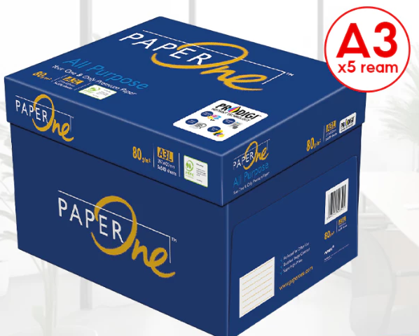  Giấy in PaperOne All Purpose Premium A3 80 gsm - Ream 500 tờ dành cho nhu cầu gia đình, văn phòng 