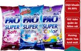  Bột giặt PAO 5kg Thái Lan - Xanh, Hồng, Tím - Diệt khuẩn, Giữ quần áo trắng sáng, Làm mềm vải, Lưu hương nước hoa lâu 