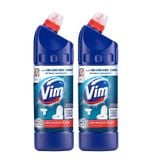  Nước Tẩy Bồn Cầu Vim Diệt Khuẩn  880ml Xanh biển 