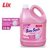  Nước giặt LIX siêu sạch hương hoa anh đào 3.5kg 