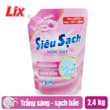  Nước giặt LIX siêu sạch hương hoa anh đào 2.4kg 
