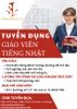  Giáo viên tiếng Nhật 