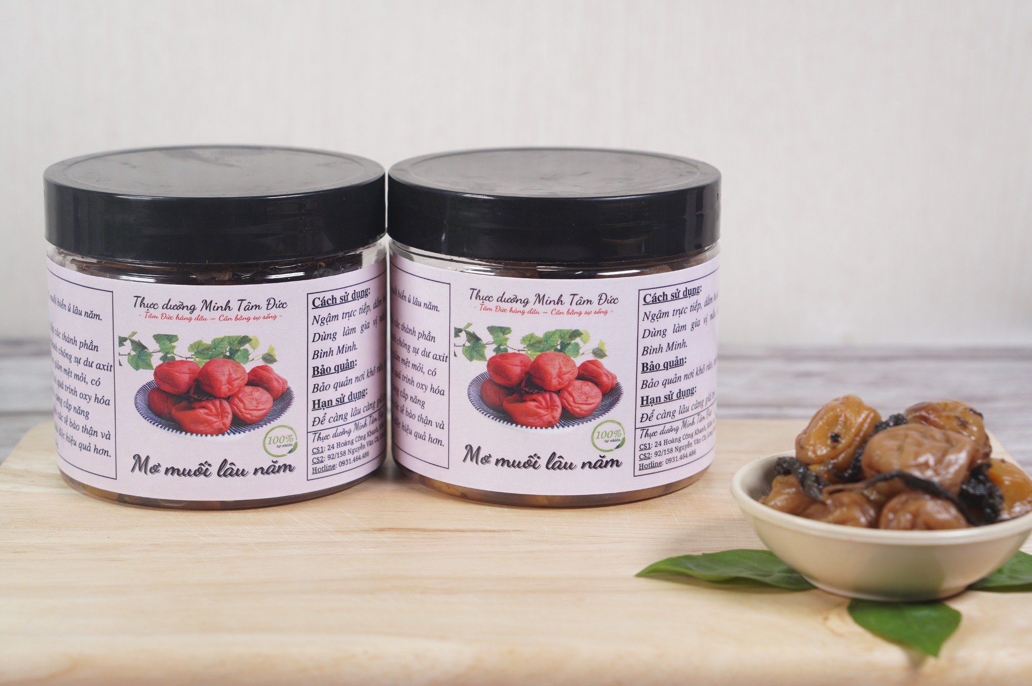 Quả Mơ Muối Lâu Năm Minh Tâm Đức Hũ 330g