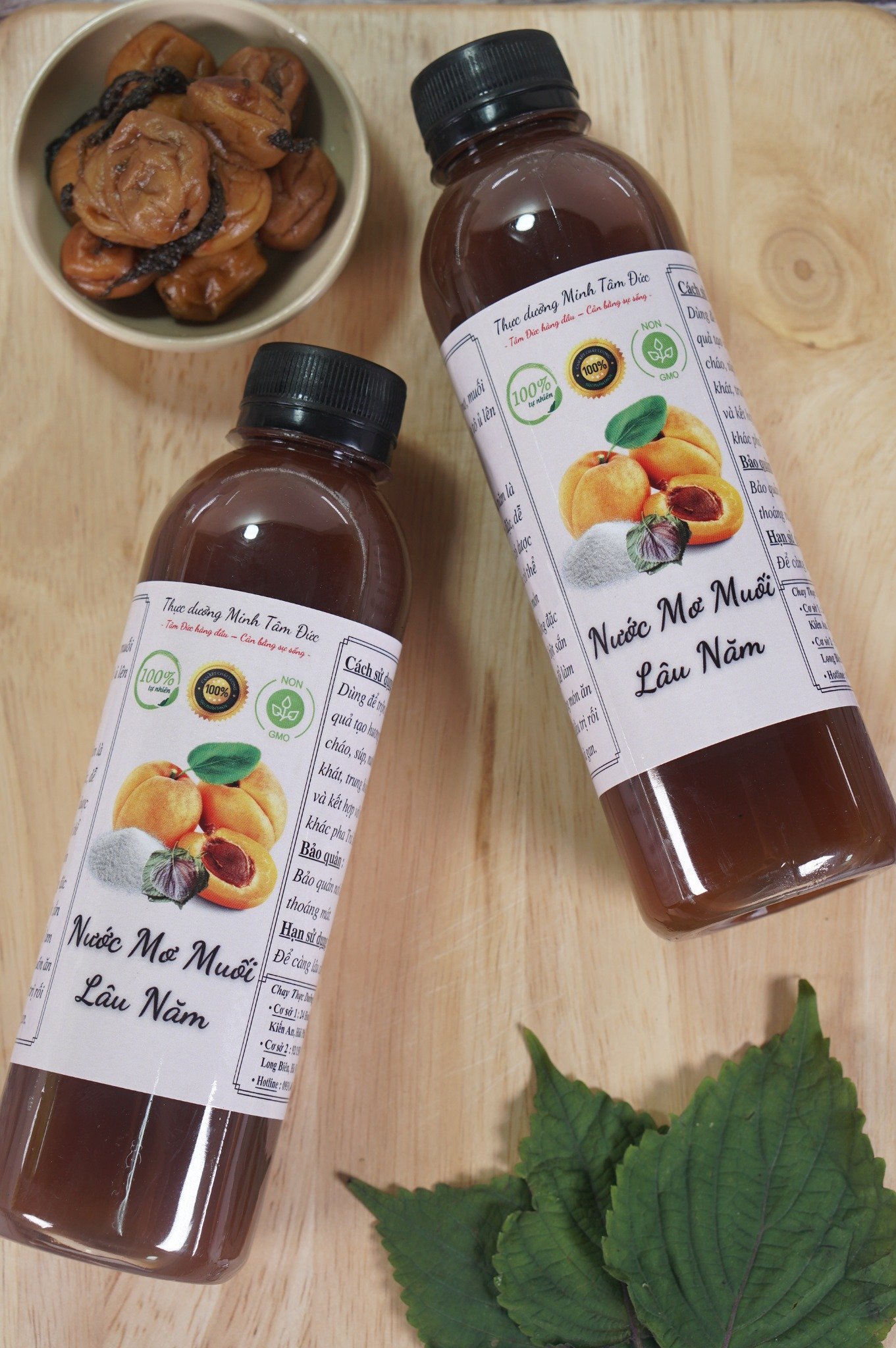 Nước Mơ Muối Lâu Năm Minh Tâm Đức Chai 330ml