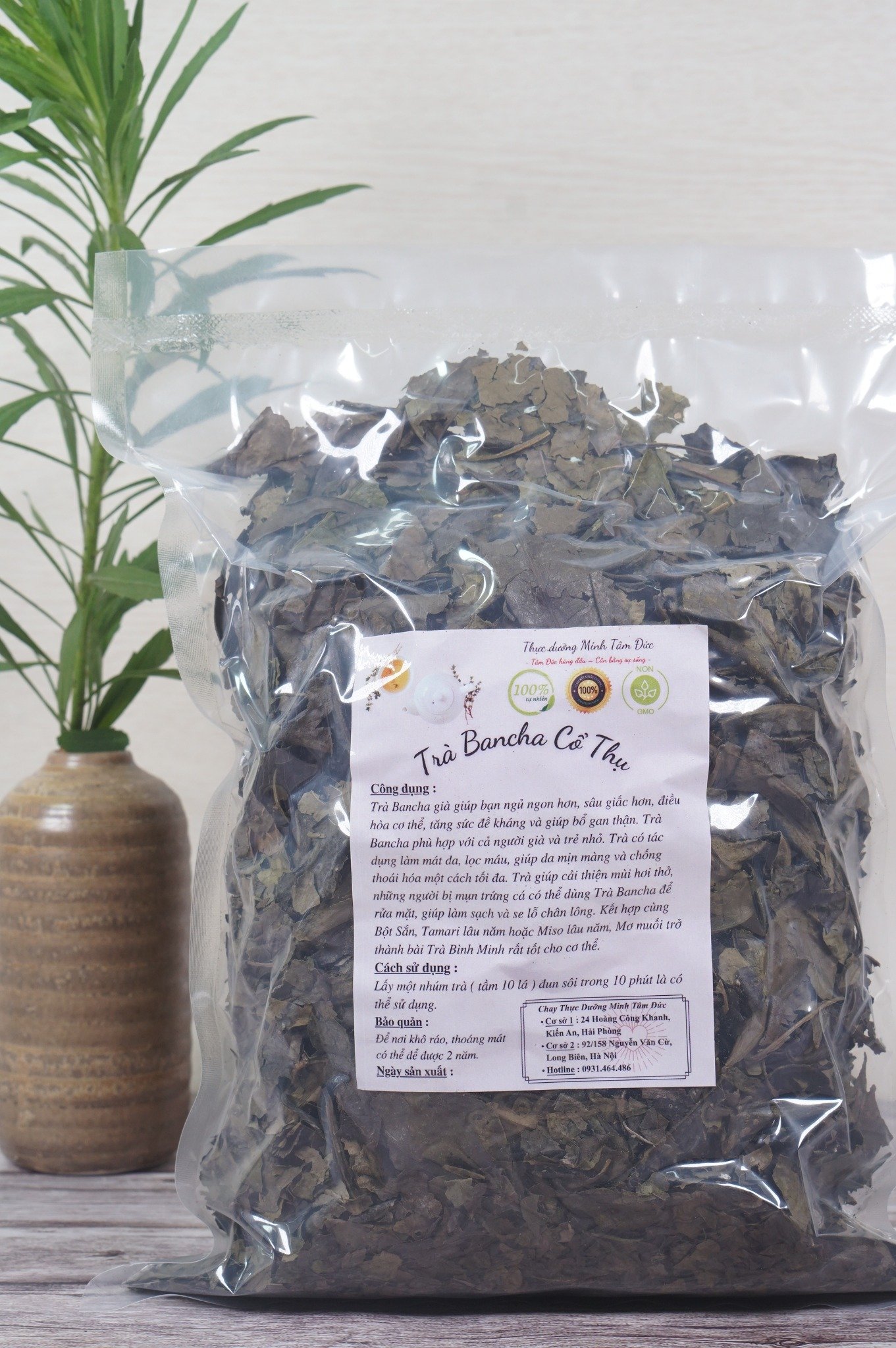 Trà Bancha Cổ Thụ Minh Tâm Đức túi 200g