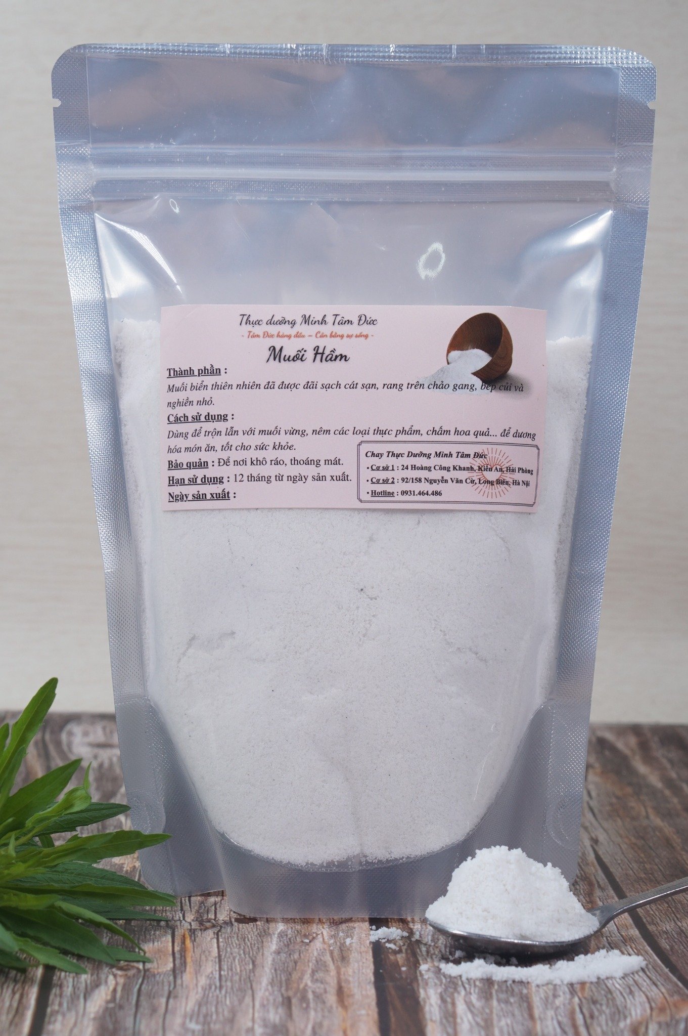 Muối Hầm túi 500g
