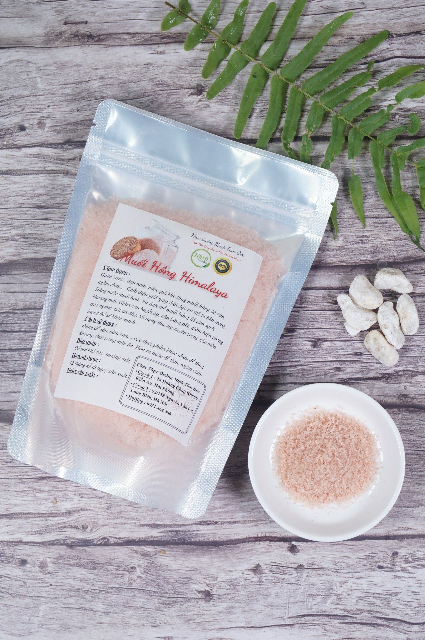 Muối Hồng Hymalaya túi 500g